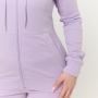 Damska bluza z kapturem Zip Up Limitless Lavender - GymBeam M