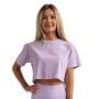 Damska koszulka Cropped Limitless Lavender - GymBeam S
