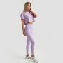 Damska koszulka Cropped Limitless Lavender - GymBeam S