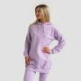 Damska bluza z kapturem Limitless Longline Lavender - GymBeam L