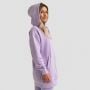 Damska bluza z kapturem Limitless Longline Lavender - GymBeam L