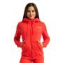 Damska bluza z kapturem Zip Up Limitless Hot Red - GymBeam M