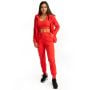 Damska bluza z kapturem Zip Up Limitless Hot Red - GymBeam M