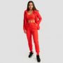 Damska bluza z kapturem Zip Up Limitless Hot Red - GymBeam M