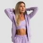Damska bluza z kapturem Zip Up Limitless Lavender - GymBeam M