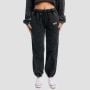 Damskie spodnie dresowe Aura Washed Black - GymBeam M