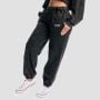 Damskie spodnie dresowe Aura Washed Black - GymBeam M