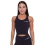 Damski Top Sportowy BEAT Black - GymBeam S
