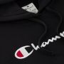 Damska bluza z kapturem Big Logo Slim Fit Black - Champion L