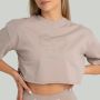 Crop Top damski Taupe - STRIX XL
