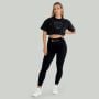 Crop Top damski Washed Black - STRIX S