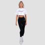 Damska koszulka Earned Cropped White - GymBeam L