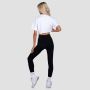 Damska koszulka Earned Cropped White - GymBeam L