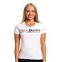 Damski T-shirt Fitness White - GymBeam L