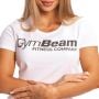Damski T-shirt Fitness White - GymBeam L