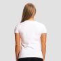 Damski T-shirt Fitness White - GymBeam L