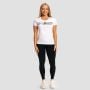 Damski T-shirt Fitness White - GymBeam L