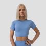 Damski Crop Top FLO Blue - GymBeam XL