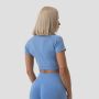 Damski Crop Top FLO Blue - GymBeam XL