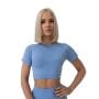 Damski Crop Top FLO Blue - GymBeam XL