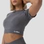 Damski Crop Top FLO Grey - GymBeam L