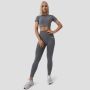 Damski Crop Top FLO Grey - GymBeam L