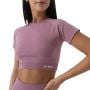 Damski Crop Top FLO Violet - GymBeam XL