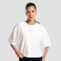 Damska koszulka Girls Club Boxy White - GymBeam M