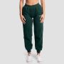 Damskie spodnie dresowe GymBabe Forest - GymBeam L