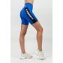 Damskie spodenki ICONIC High Waisted Biker Blue - NEBBIA S