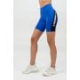 Damskie spodenki ICONIC High Waisted Biker Blue - NEBBIA S