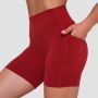 Damskie spodenki Ignite Dark Red - GymBeam M