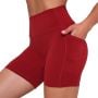 Damskie spodenki Ignite Dark Red - GymBeam M