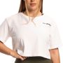 Damska koszulka Cropped Limitless White - GymBeam M