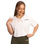 Damska koszulka Cropped Limitless White - GymBeam M
