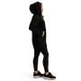 Damska bluza z kapturem Limitless Longline Black - GymBeam L