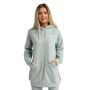Damska bluza z kapturem Limitless Longline Eucalypt - GymBeam M