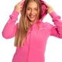 Damska bluza z kapturem Zip Up Limitless Dragonfruit - GymBeam L