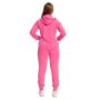 Damska bluza z kapturem Zip Up Limitless Dragonfruit - GymBeam L