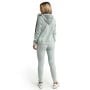 Damska bluza z kapturem Zip Up Limitless Eucalypt - GymBeam M