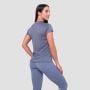Damska koszulka Essence Mesh Denim Blue - GymBeam S