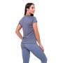 Damska koszulka Essence Mesh Denim Blue - GymBeam S