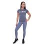Damska koszulka Essence Mesh Denim Blue - GymBeam S