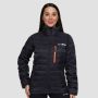 Damska kurtka Puffer Black/Orange - GymBeam M