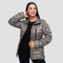 Damska kurtka Puffer Vetiver/Black - GymBeam M
