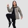 Damska kurtka Puffer Vetiver/Black - GymBeam M