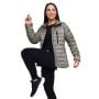 Damska kurtka Puffer Vetiver/Black - GymBeam M
