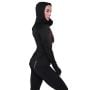 Damska bluza do biegania Pulse 1/2 Zip Black - GymBeam S