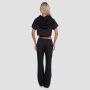 Damska bluza z kapturem Relay Cropped Black - GymBeam S