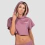 Damska bluza z kapturem Relay Cropped Haze - GymBeam S